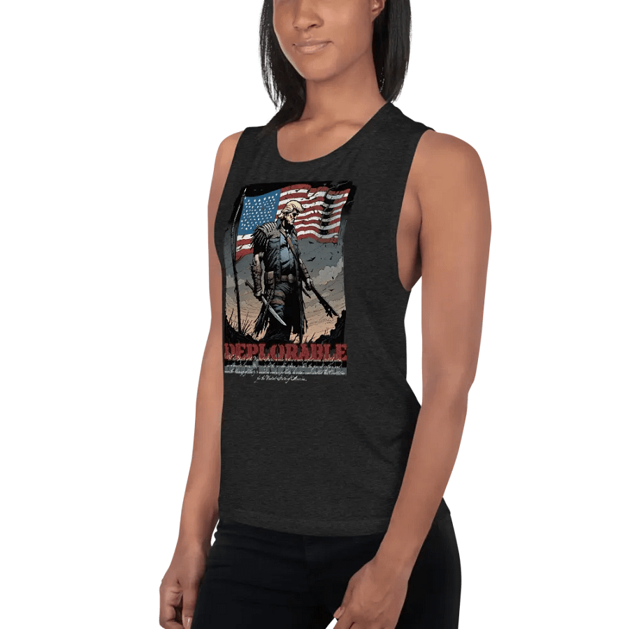 Deplorable - Women's Flowy Muscle Tank product image (2)