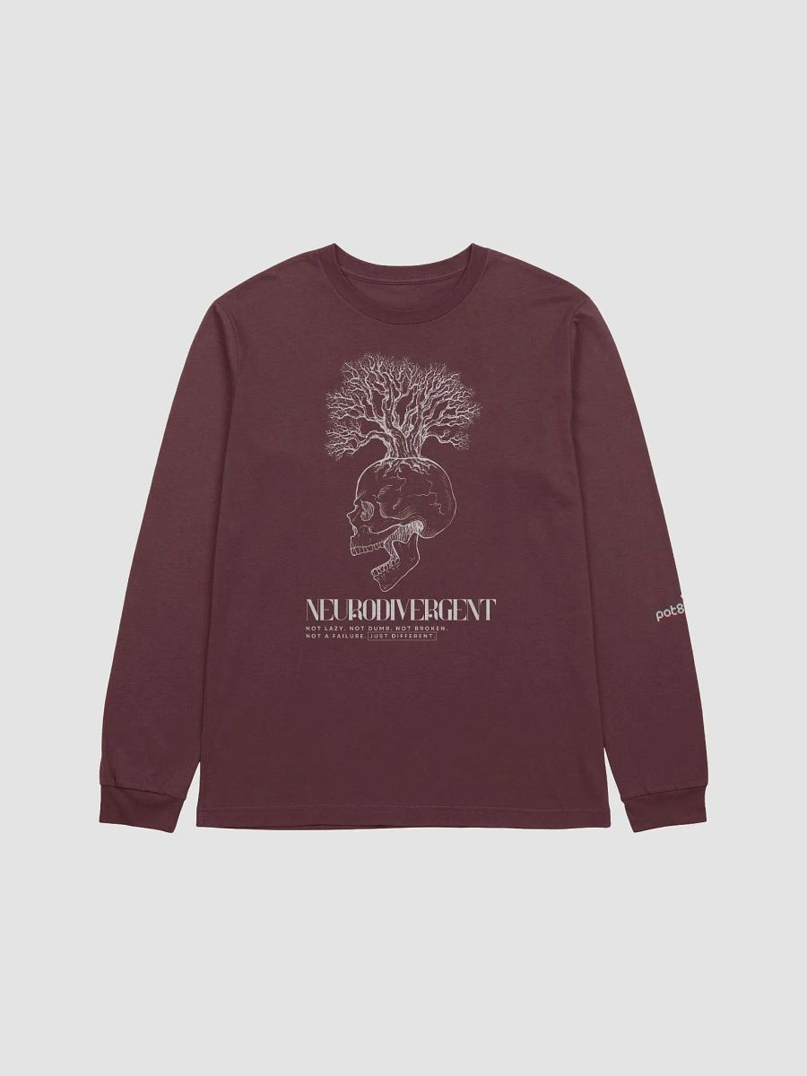 NEURODIVERGENT SKULL supersoft long sleeve tee product image (21)