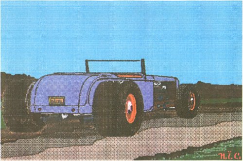 Hotrod (circa mid-1980's) (48" x 32") product image (1)