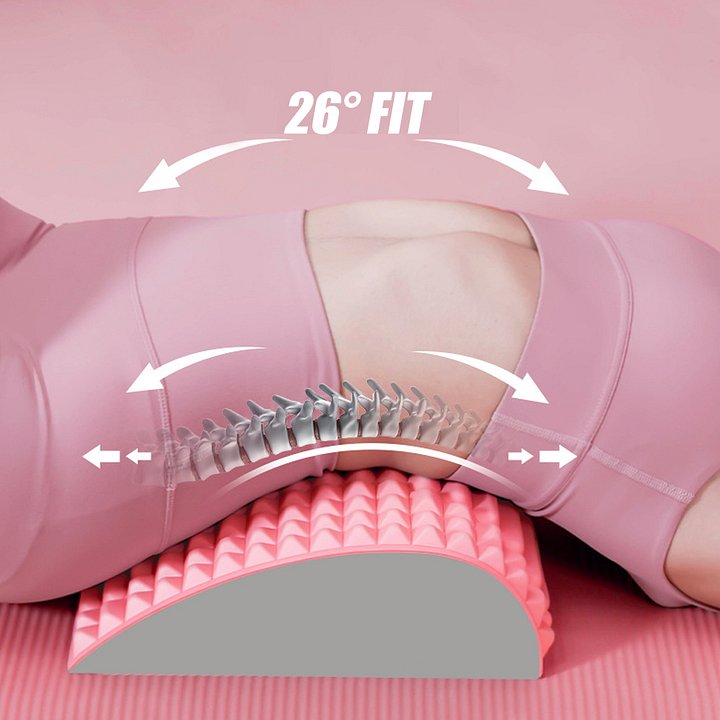 Back Stretcher Pillow Neck Lumbar Support Massager For Neck Waist Back Pain Relief Massage Relaxation product image (1)