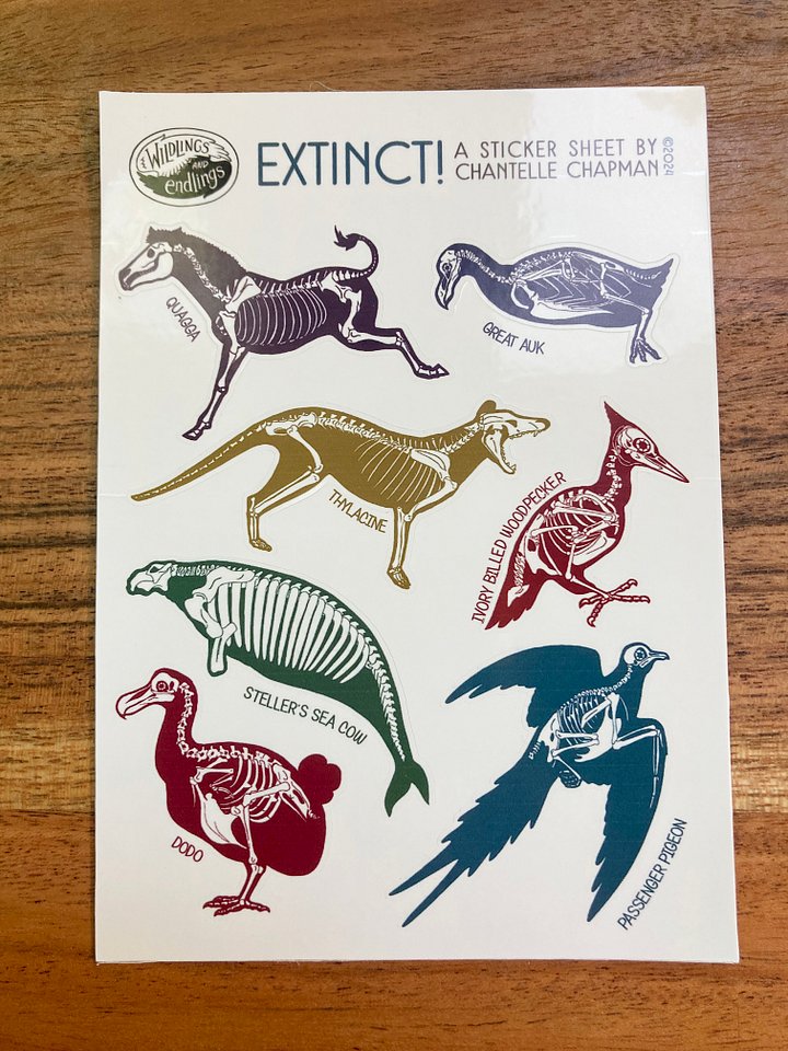Extinct! Sticker Sheet product image (2)