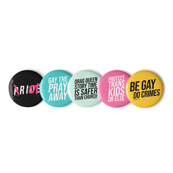 FUTILE DEVICE: LGBTQAI+ BUTTONS product image (1)