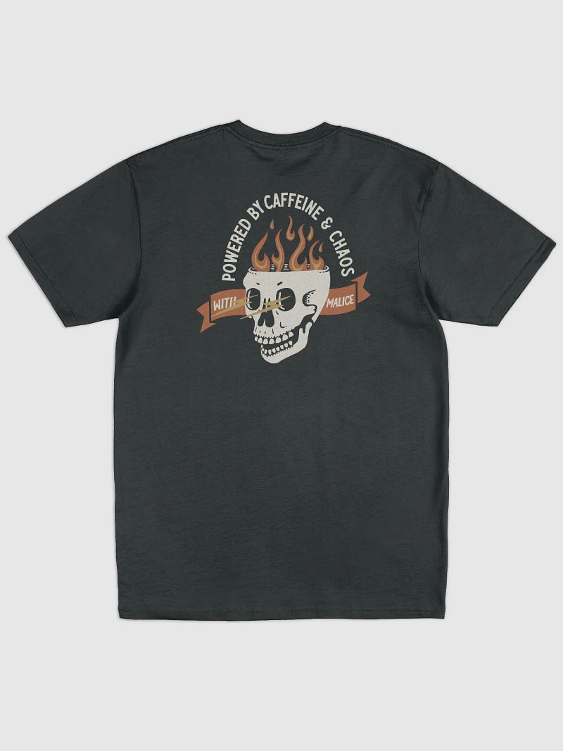 caffeine & chaos tee