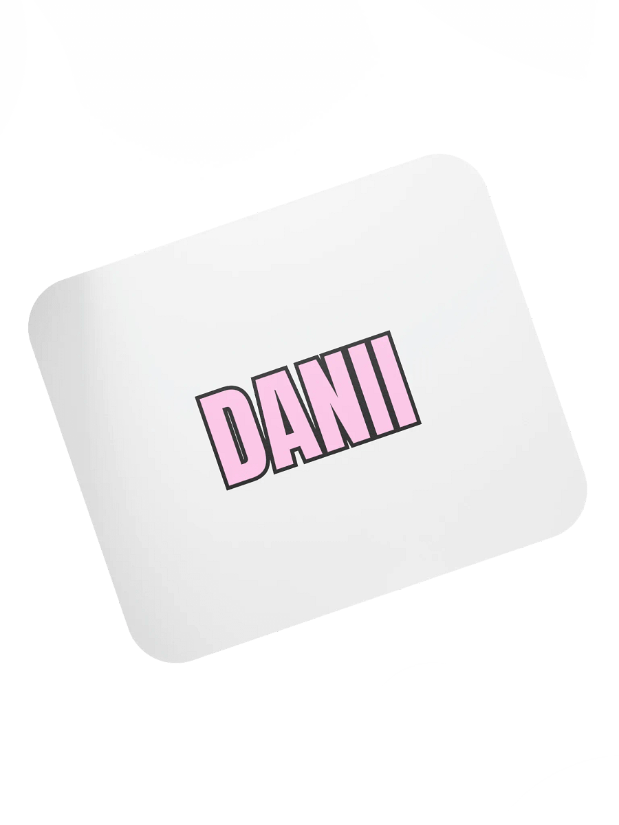 DANII PINK BLACK MOUSE PAD product image (7)