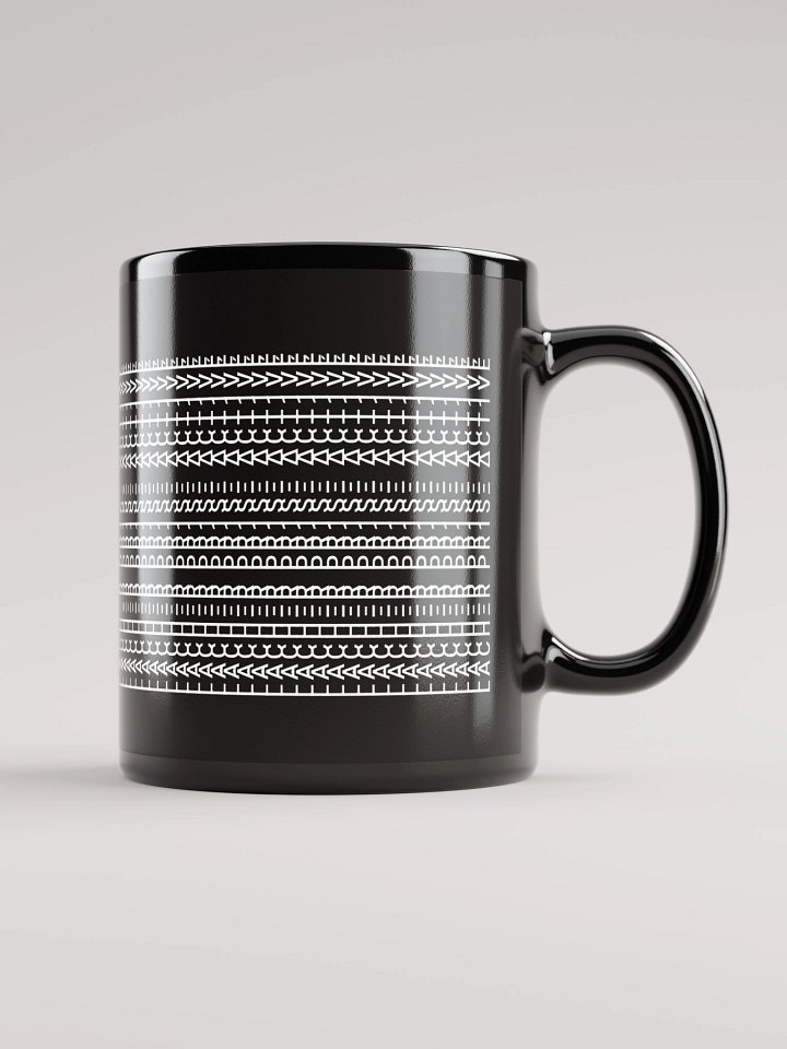 Mug Noir Codé Zen Blanc - Lacher Prise Activé - Cadeau élégant product image (1)