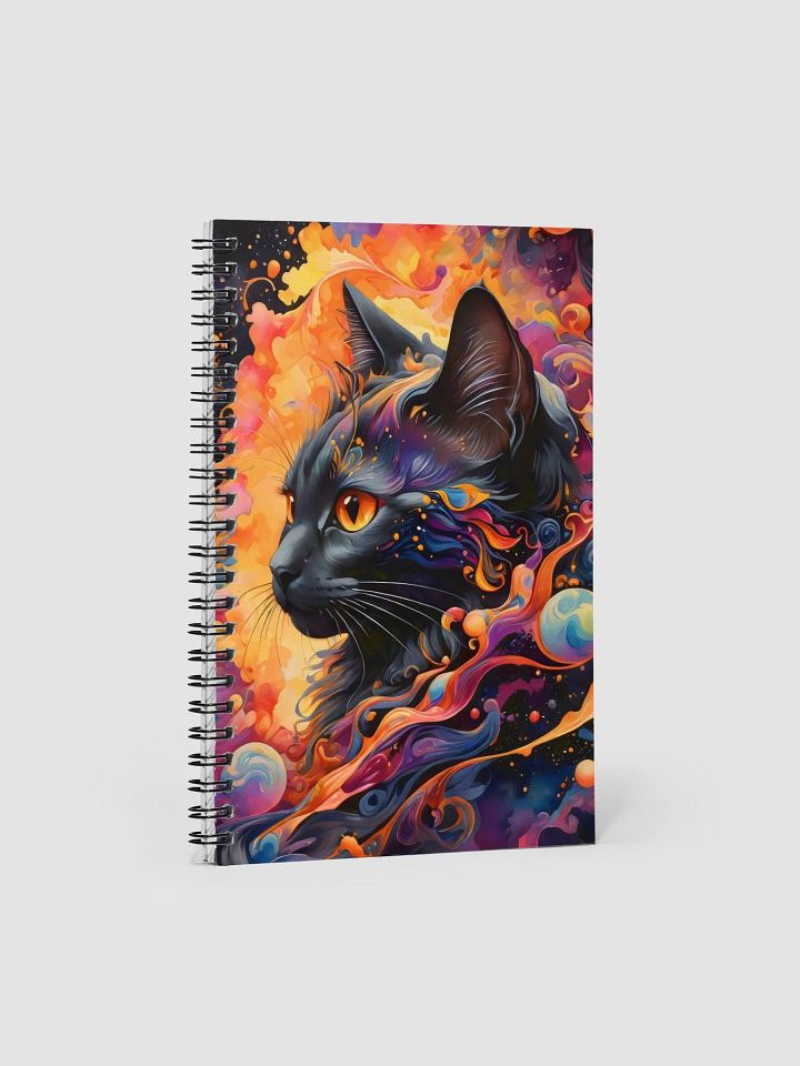 Cosmic Cat Dreams Spiral Notebook product image (1)