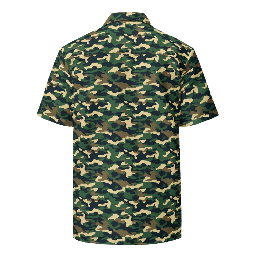 Jungle Camo Men’s Button-Up Shirt product image (2)