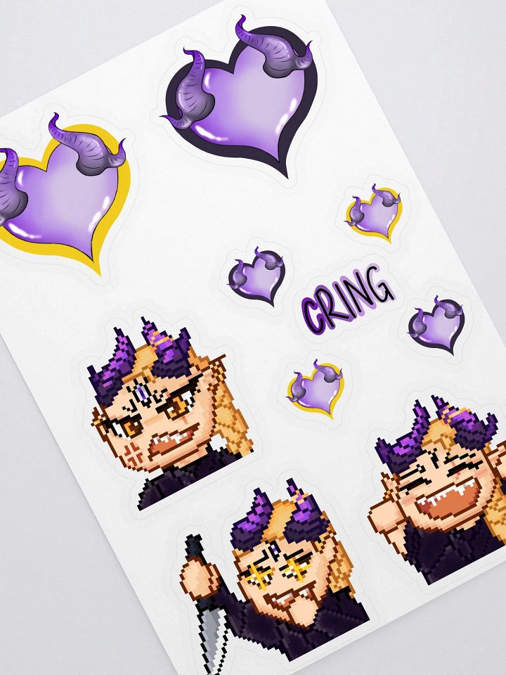 Hearts & Horns Sticker Sheet product image (2)