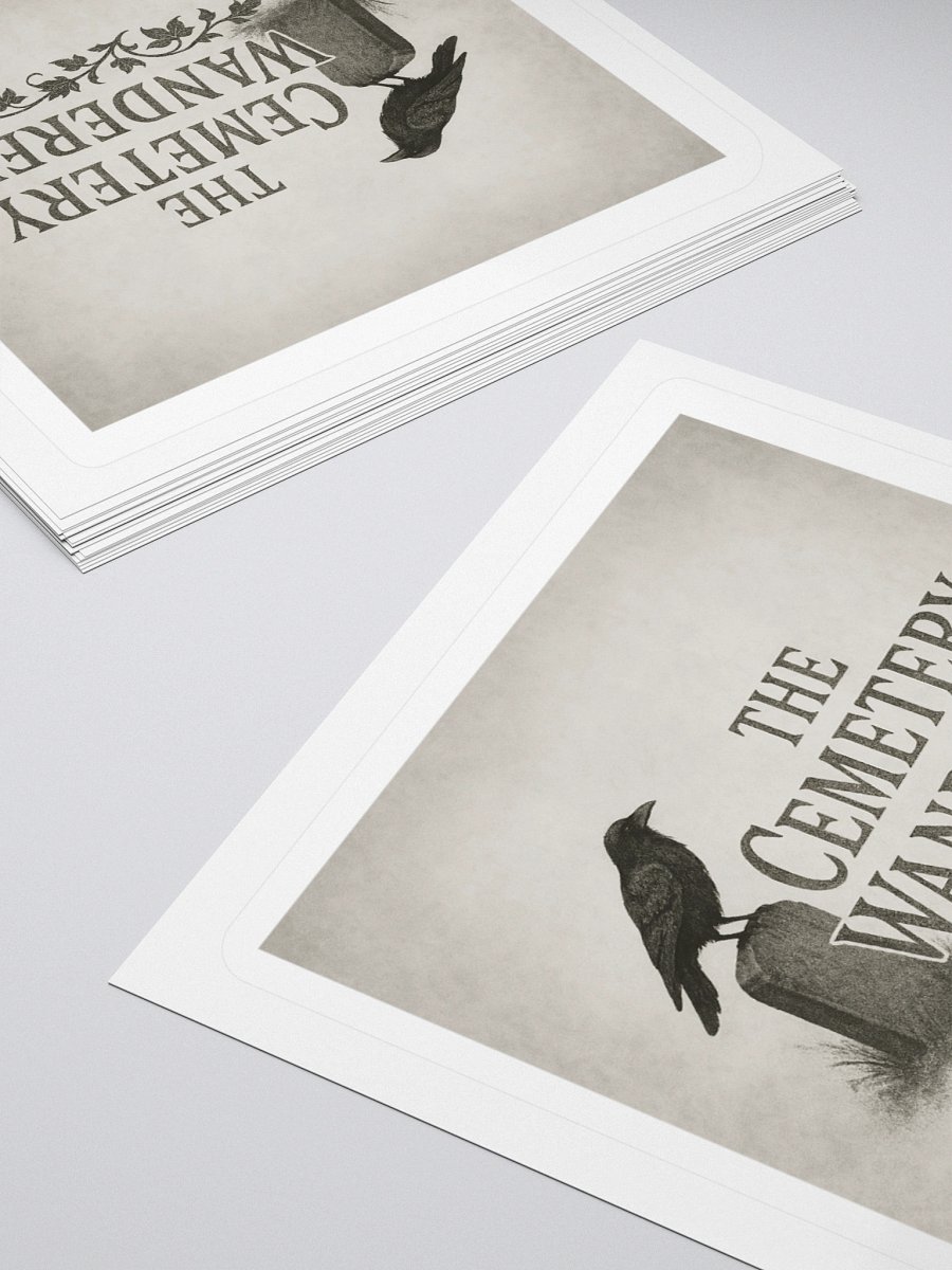 The Cemetery Wanderer Logo Sticker product image (12)
