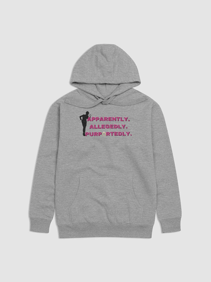 Apparently. Allegedly. Purportedly. - Angela - Hoodie - (Black Silhouette) product image (4)