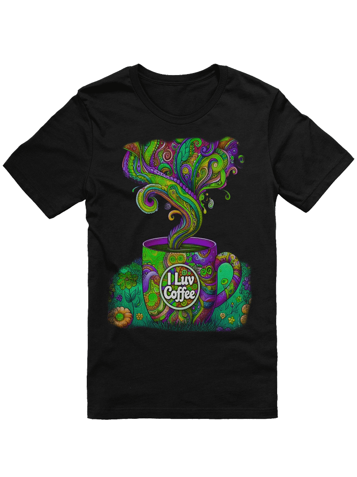 Psychedelic Coffee Love T-Shirt product image (1)