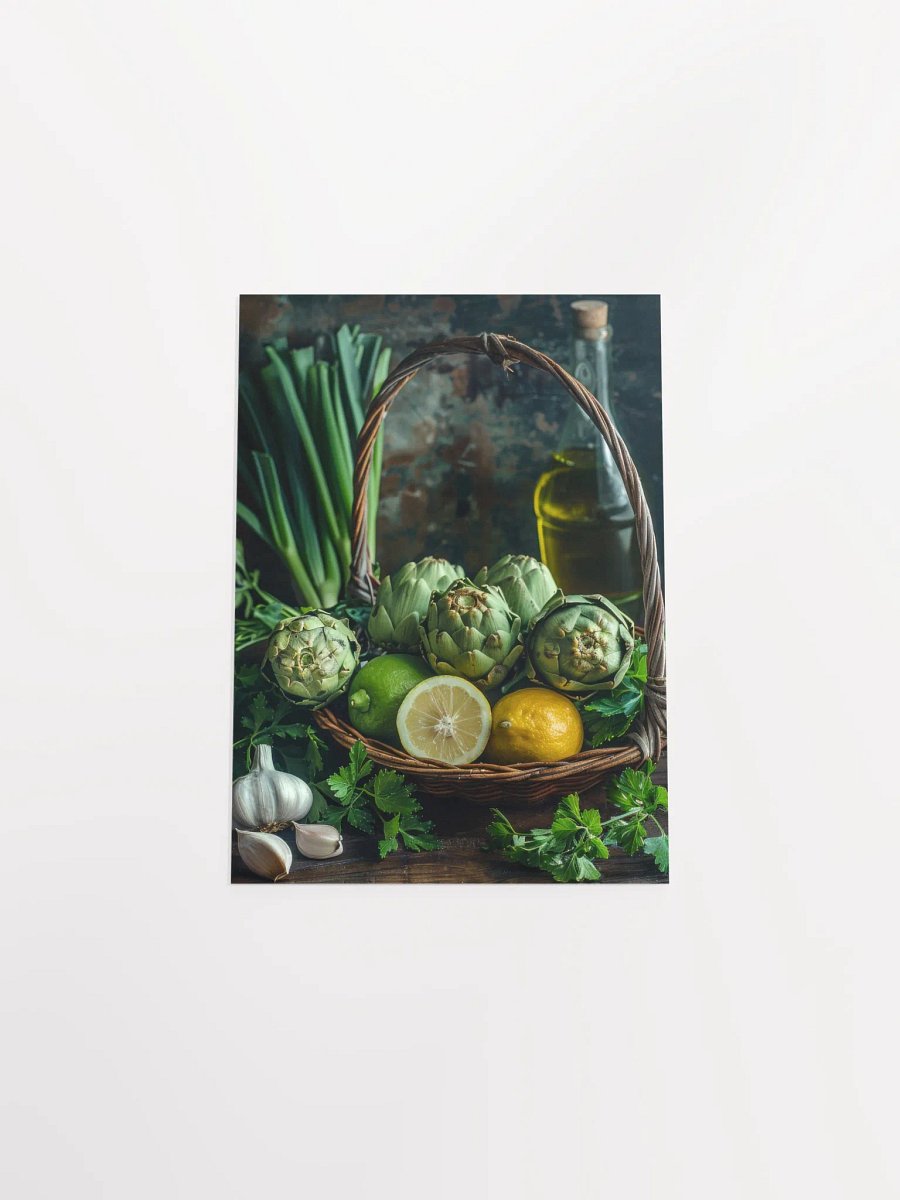 Ingredients for Grilled Artichokes Poster product image (6)