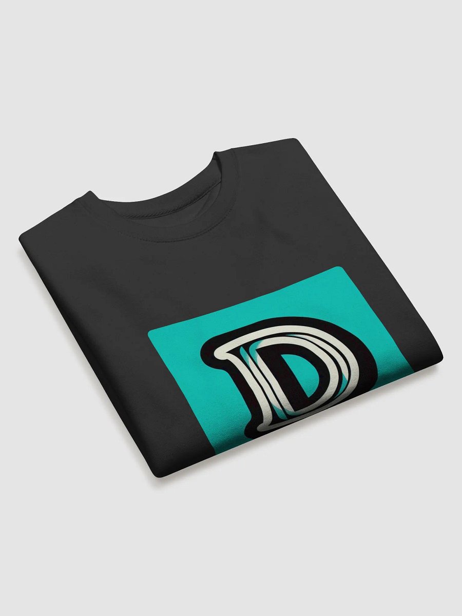 Dimensional D Teal Sweatshirt | AI Design initial D product image (3)