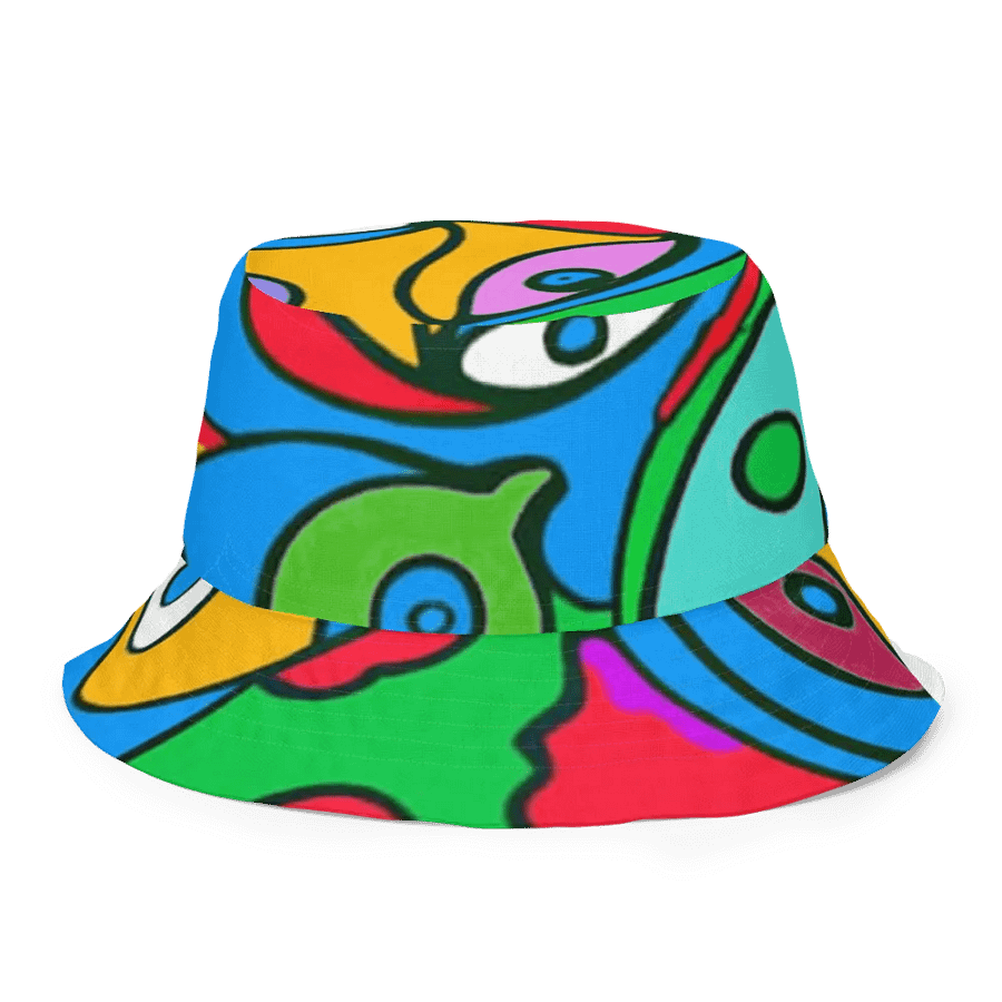 Whimsical Fish Fantasy Reversible Bucket Hat product image (4)