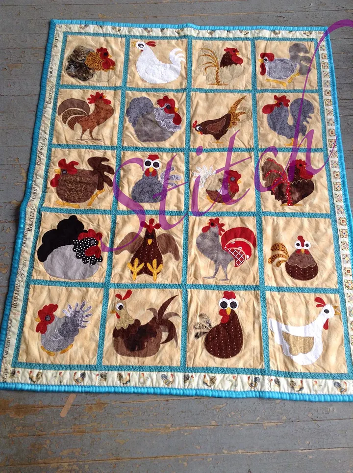 Custom order Chicken Quilt 🐑 product image (1)