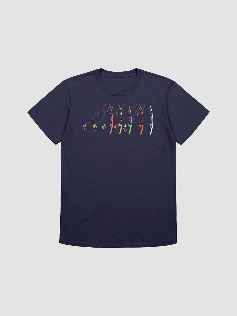 Retro Fly Fishing Gildan 64000 Unisex Tshirt product image (3)