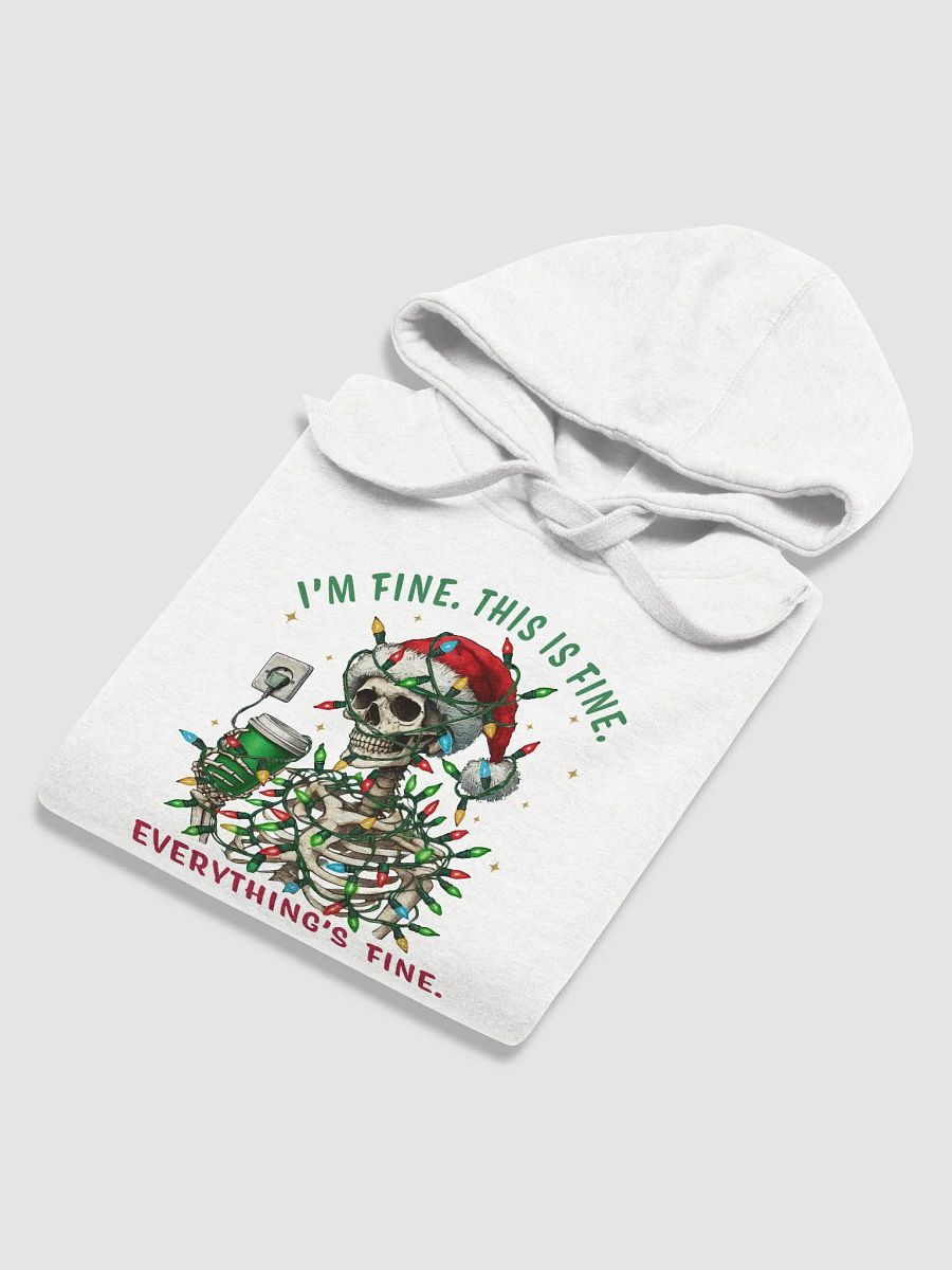 Funny Skeleton Santa Unisex Premium Hoodie product image (6)