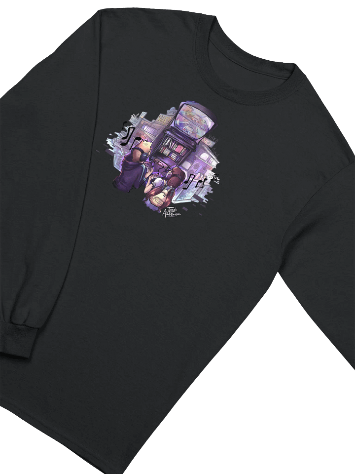Ultra Cotton Long Sleeve Tee (Purple Dreams Design) product image (2)