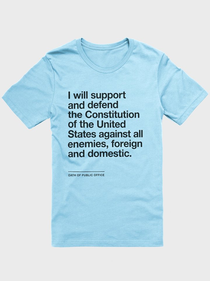 Oath of Public Office Full Text T-Shirt (Black) product image (6)