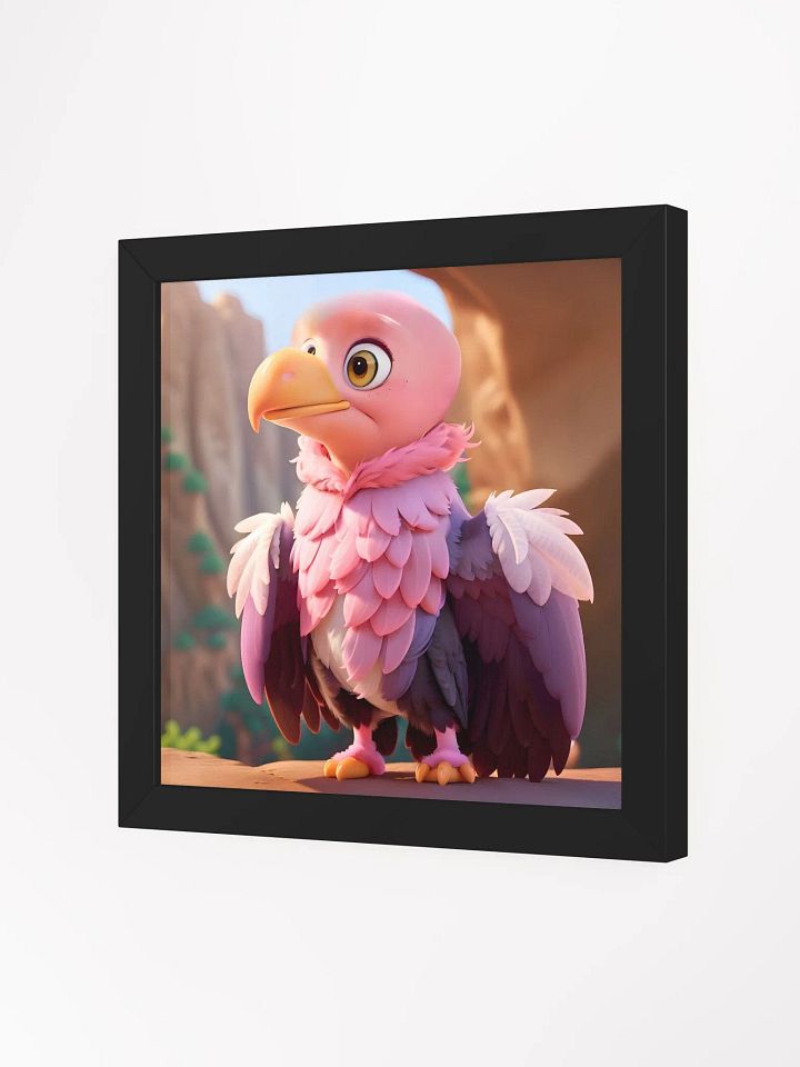 Endangered Species - Mexico - California Condor Eco-Friendly Ayous Wood Framed Poster product image (2)