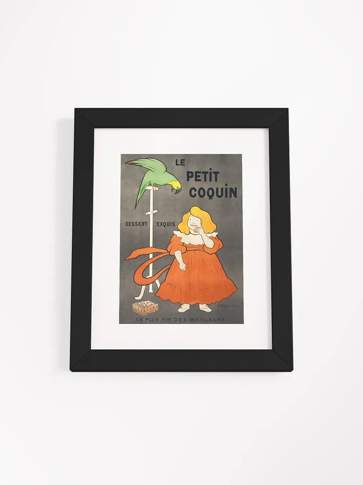 'Le Petit Coquin' Framed Matte Poster product image (1)
