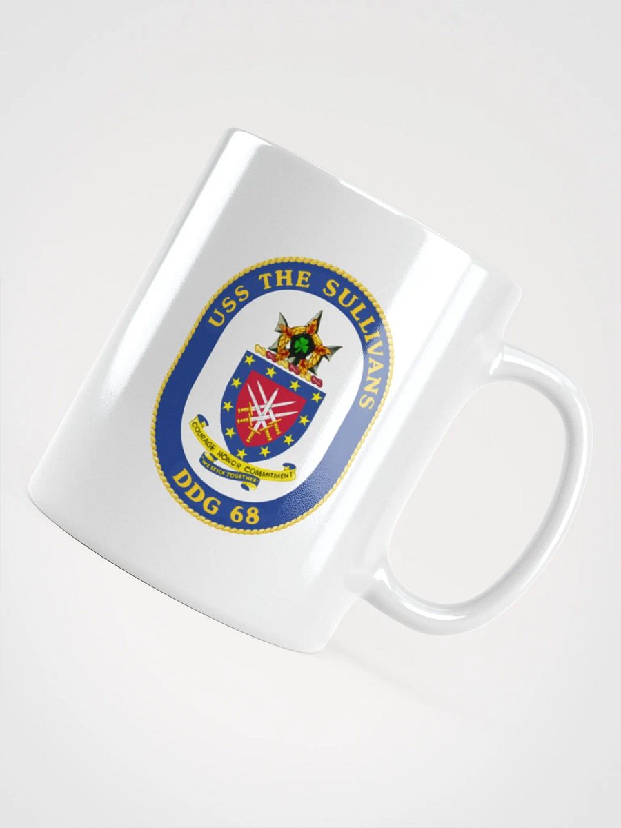 USS The Sullivans DDG 68: White Coffee Cup product image (4)