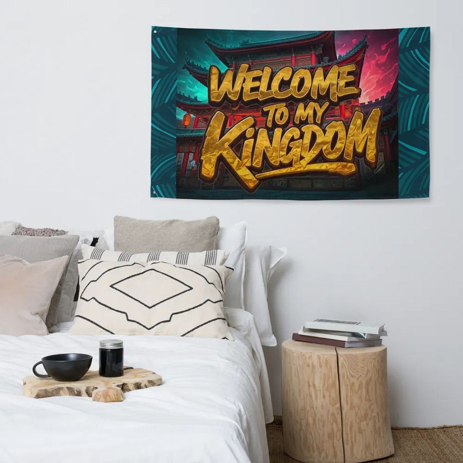 Kingdom Welcome All-Over Flag product image (4)