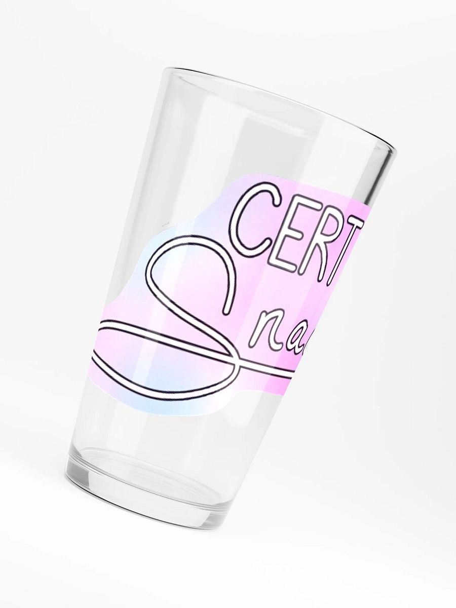 Certified Snacc Pint Glass product image (6)