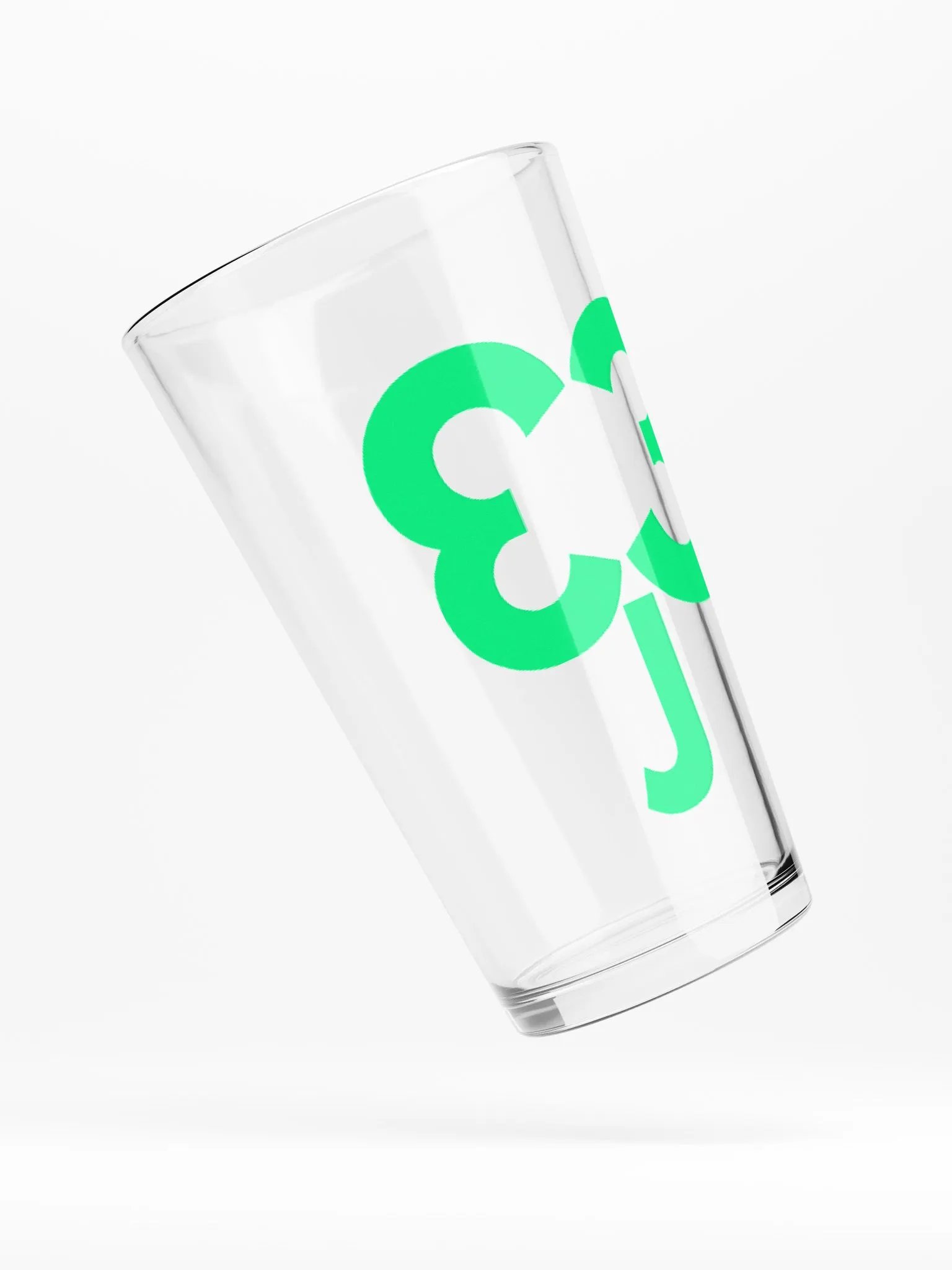 St. Patricks Day Text Clover Pint Glass product image (4)