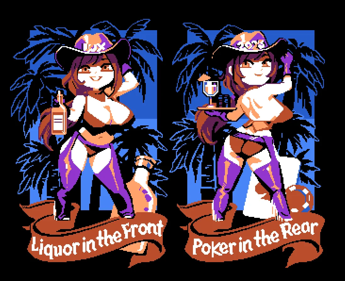 liquor in the front/poker in the rear double trouble shirt product image (2)