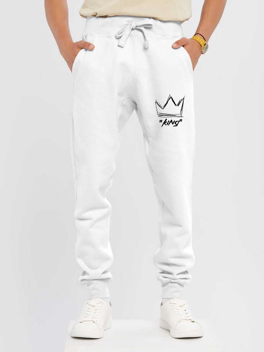 king joggers white product image (3)