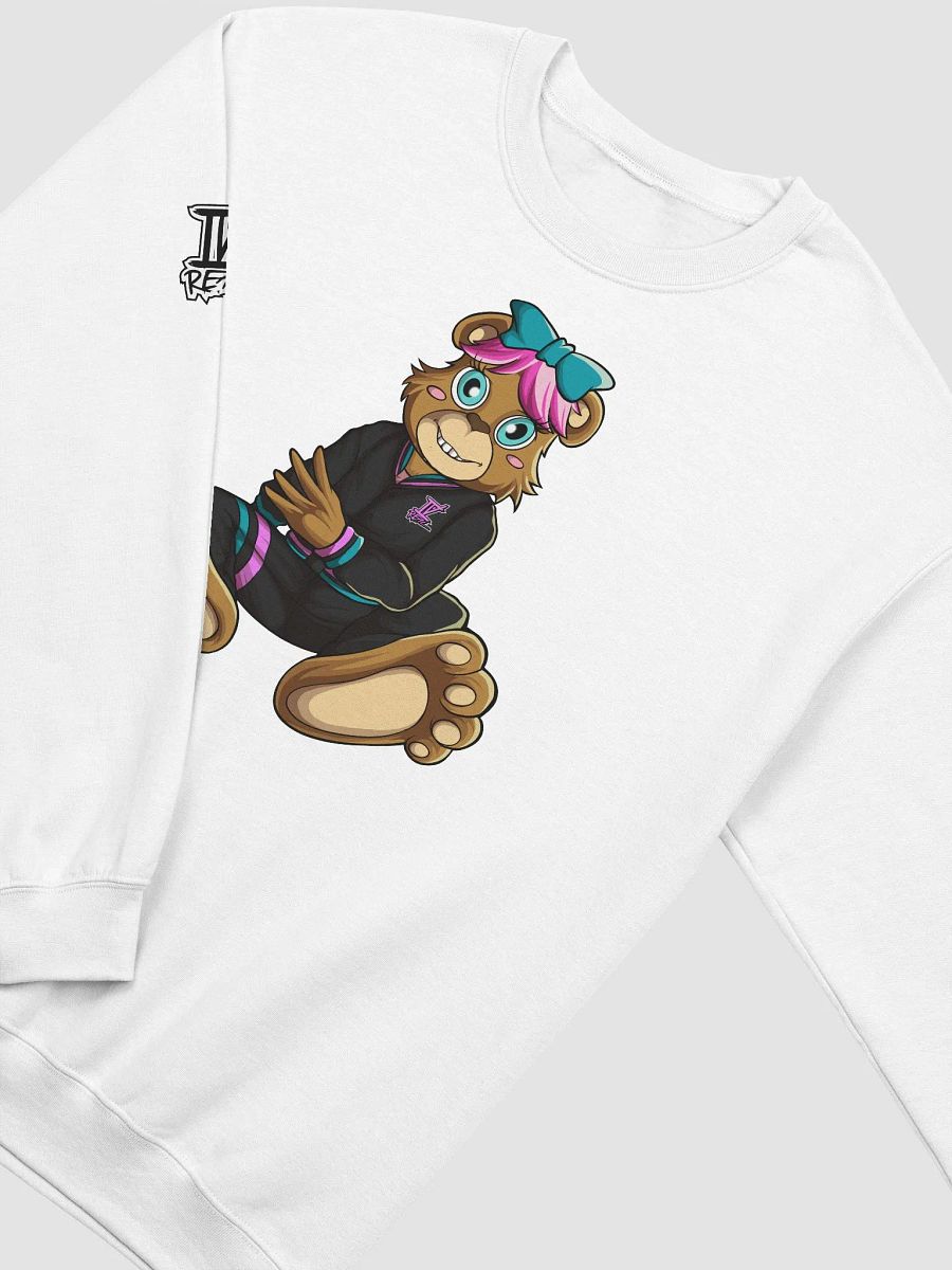 Sitting Girl Bear Crewneck Sweatshirt product image (3)