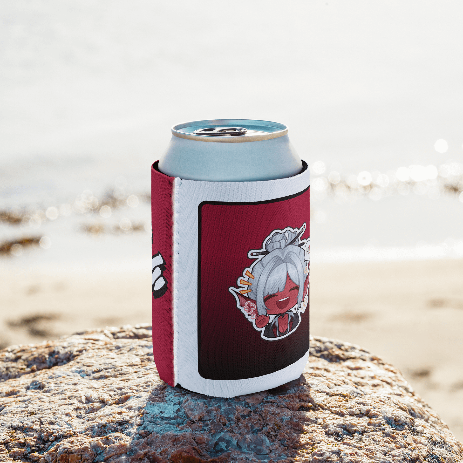 Greetings Emote Coozie (Red) product image (9)