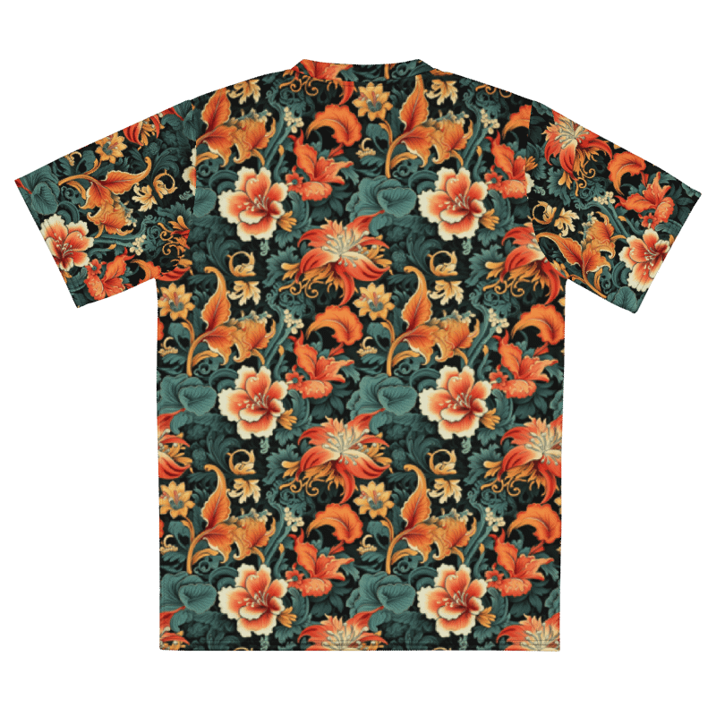 Sunset Flowers | Recycled Unisex Sports Jersey product image (5)