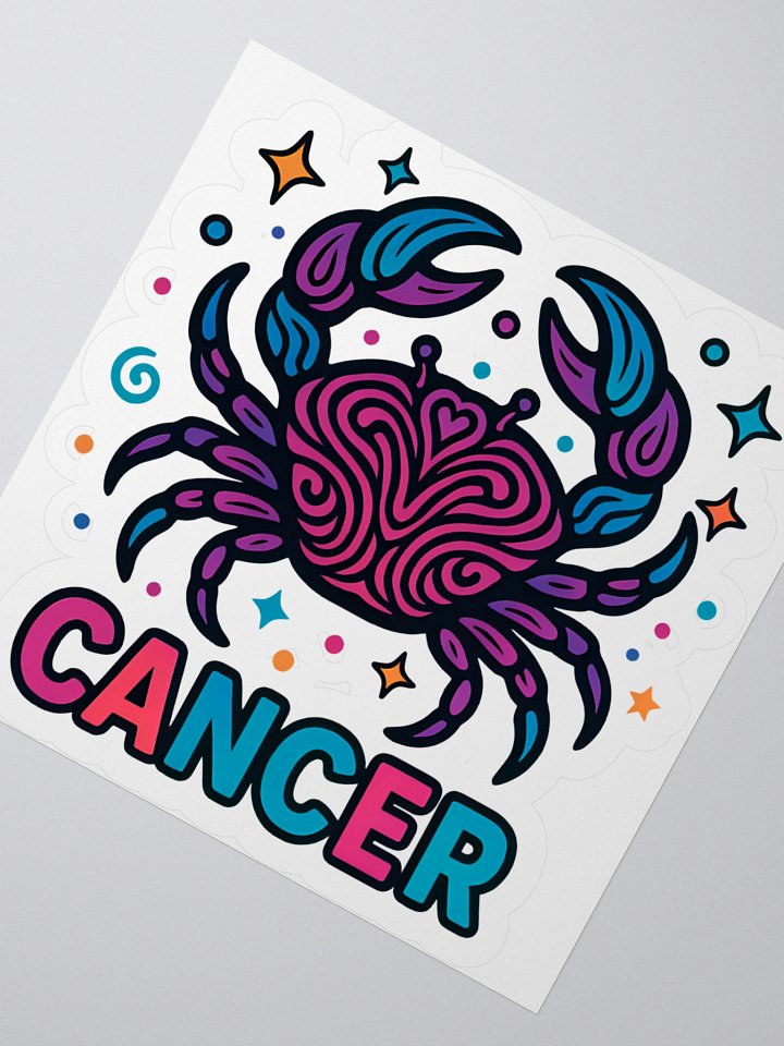 Cancer Zodiac Sign Sticker product image (4)