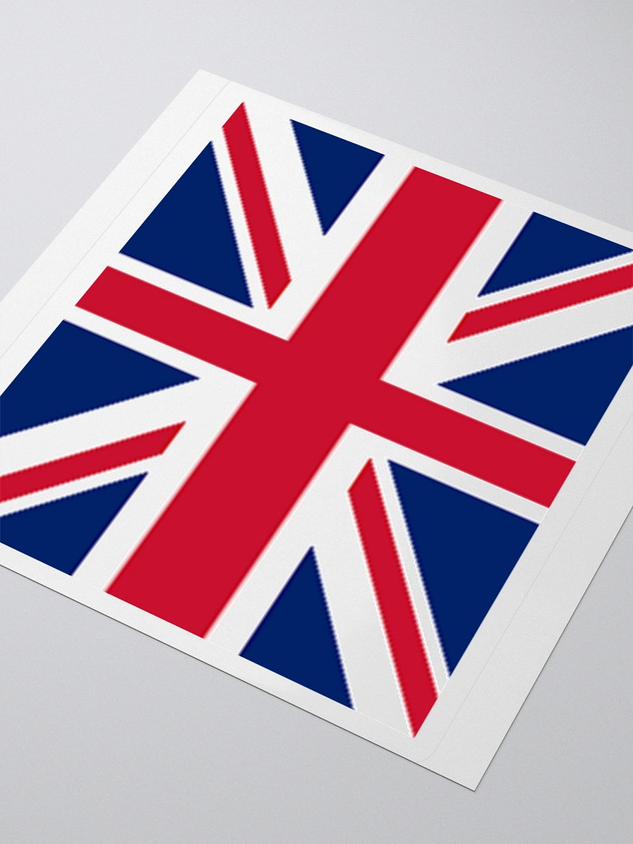 United Kingdom Flag Sticker | Union Jack Design | Durable Vinyl | 3 Sizes product image (7)