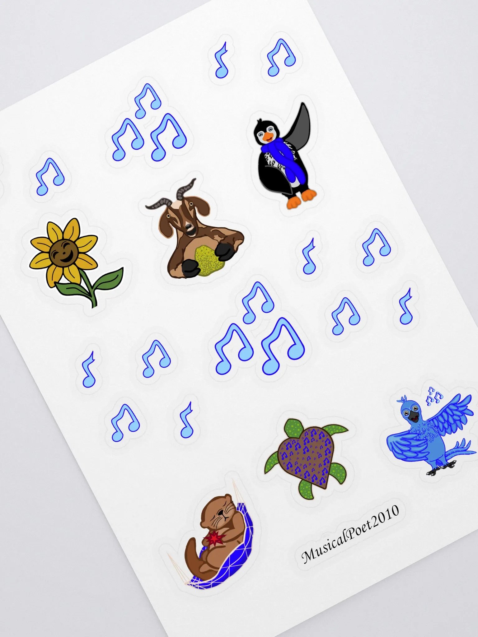 Poet's Emotes Sticker Set product image (1)