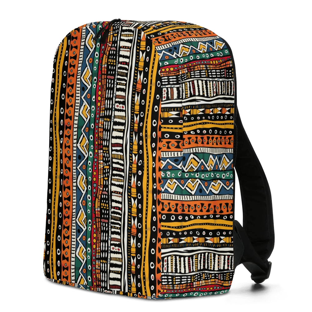 African Mudcloth Laptop Backpack product image (12)