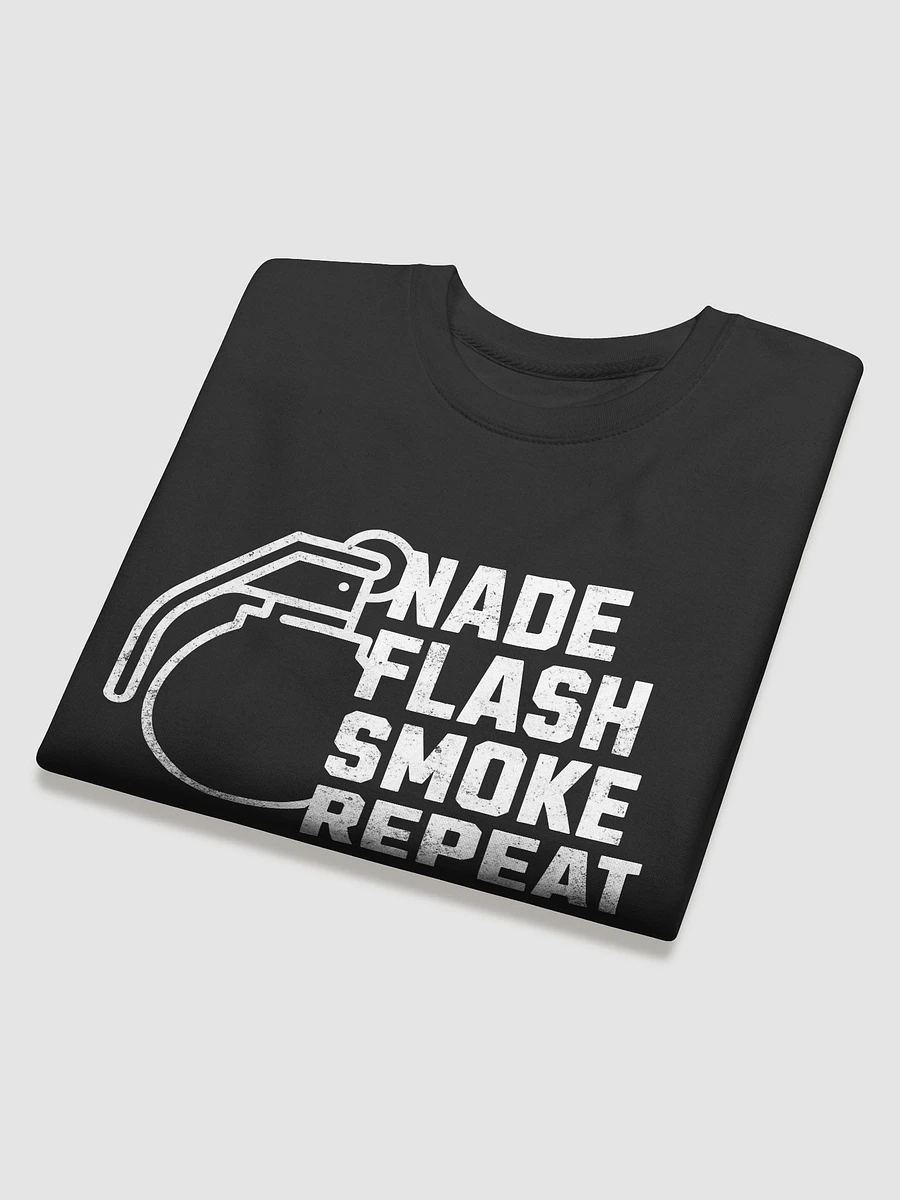 Nade Flash Smoke Repeat Grenade Utility Meme Sweatshirt product image (10)