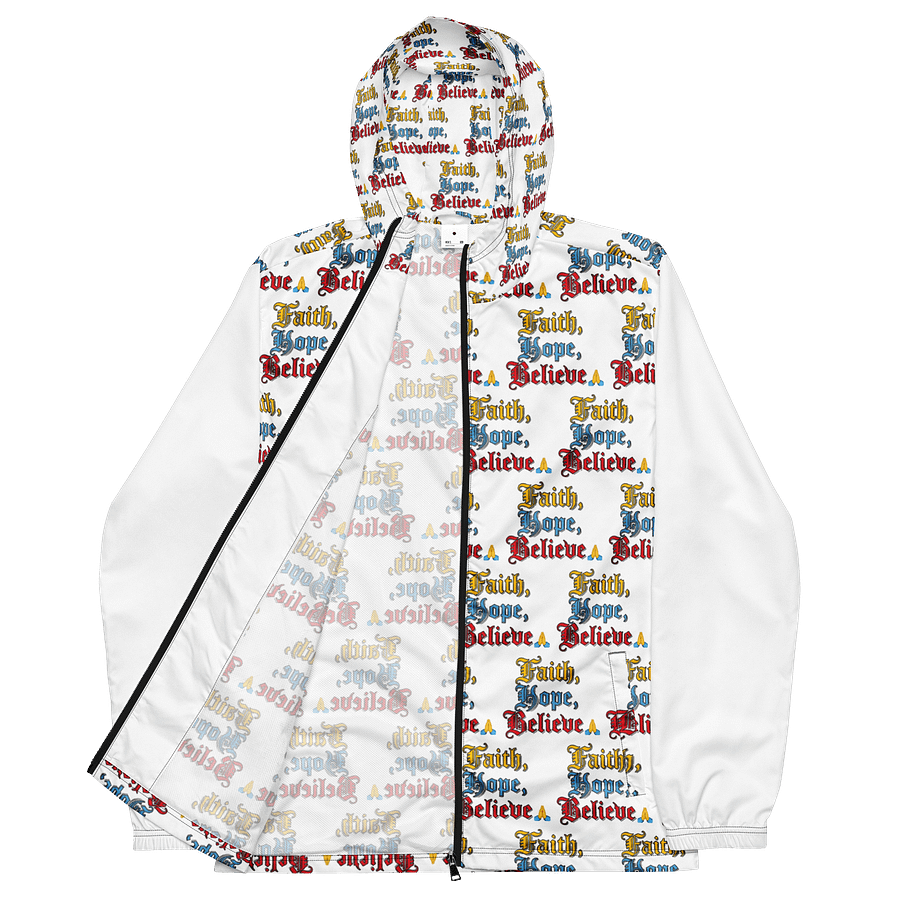 Faith Hope Believe Zipper Hoodie By Chilly Palmer Da Culture Experience product image (2)