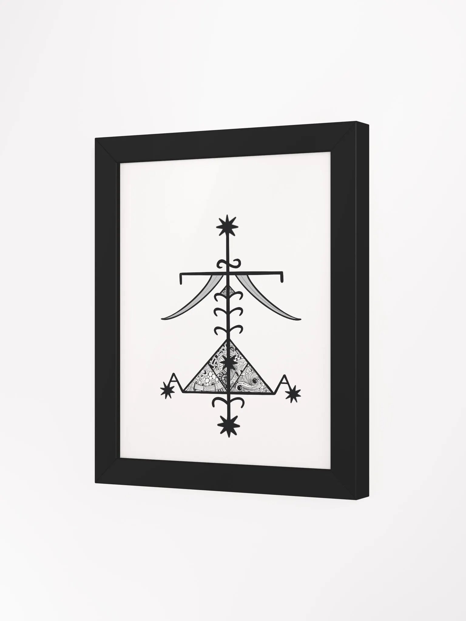 Frame with Ogou Feray vèvè product image (3)