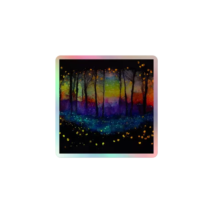 Enchanted Forest Holographic Sticker Sheet product image (1)