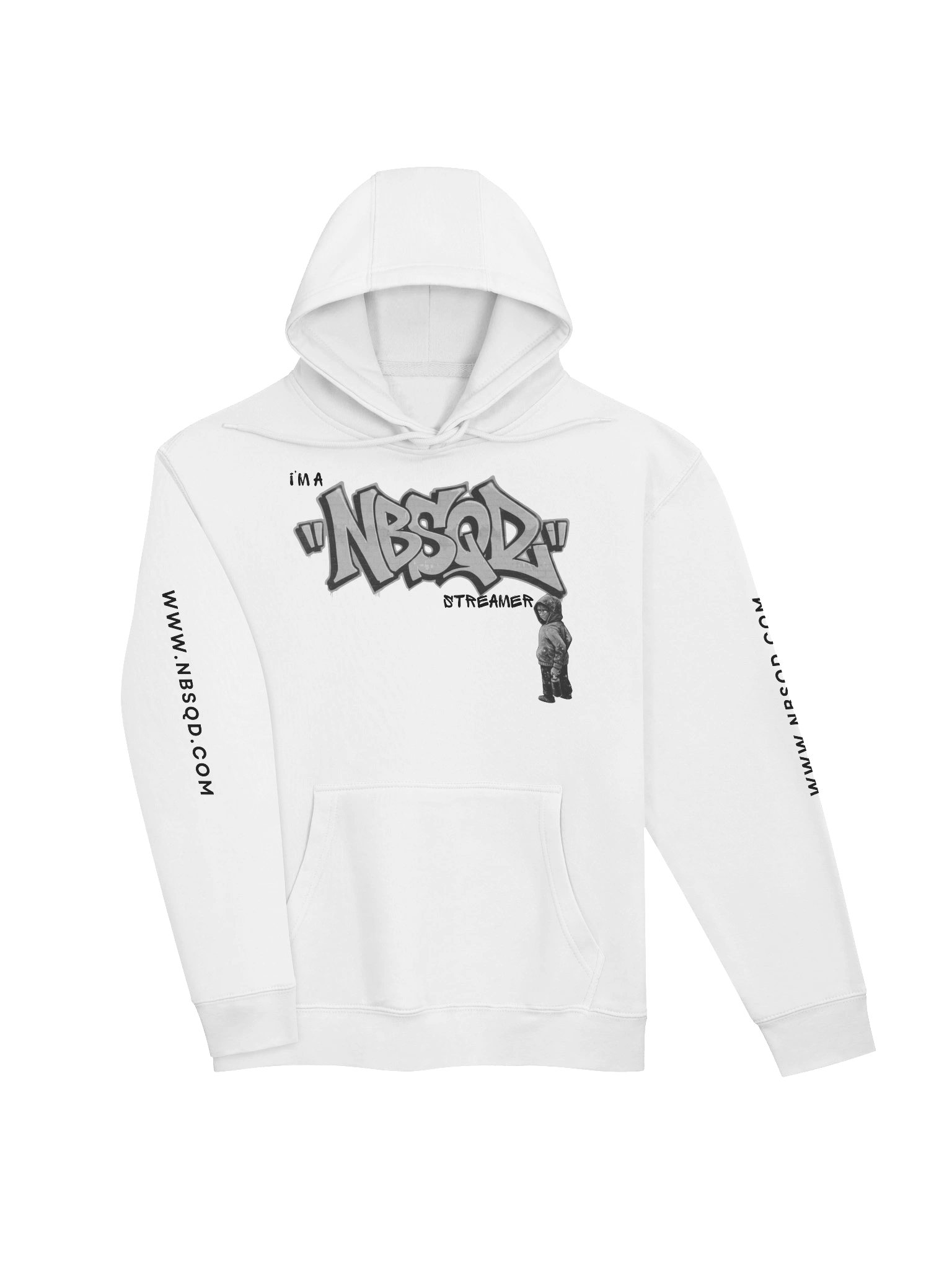Noobsquad “NBSQD Graffiti – Break The Rules, It’s Part of The Game” Ladies Hoodie product image (3)