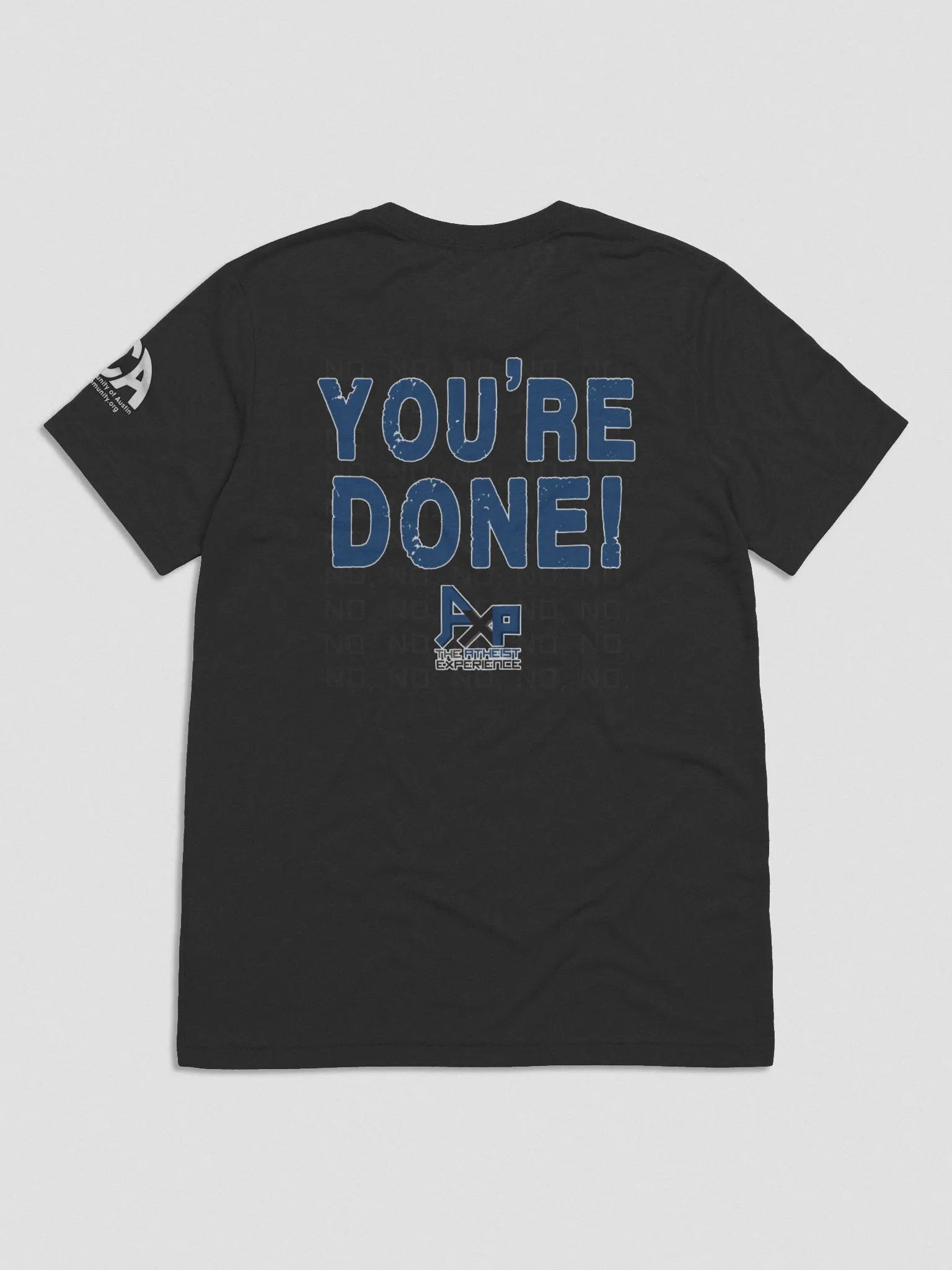 The Atheist Experience Short Sleeve Unisex T-Shirt (Limited Edition - April 2022) product image (1)