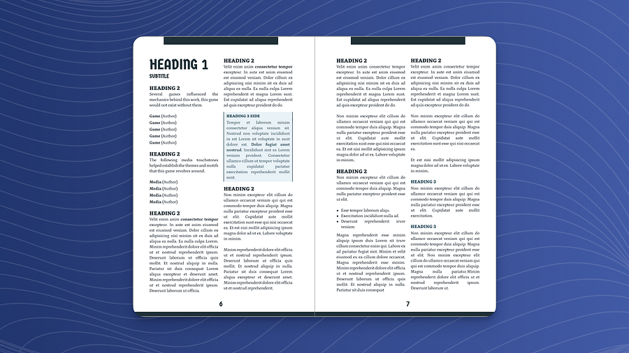 Portrait and Landscape Affinity Publisher Templates: Inspired by Songs and Sagas product image (3)