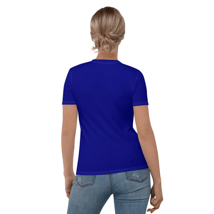 Plain Color Navy Blue T-Shirt product image (2)