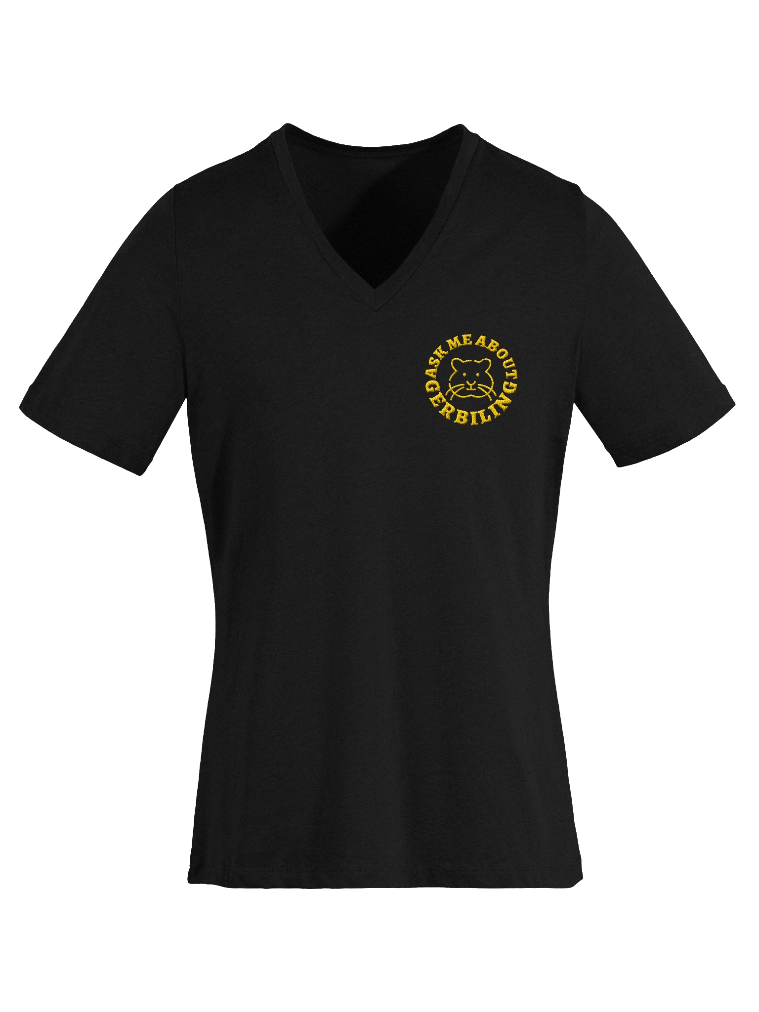 Ask me about Gerbiling T-shirt - V-neck product image (27)
