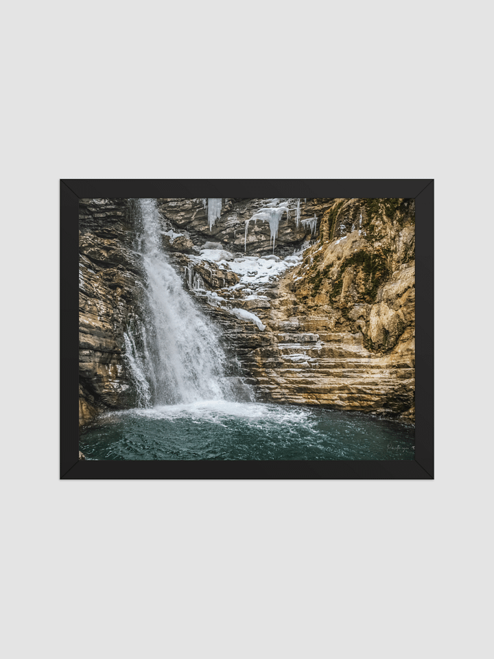 Print Fine Art - Cascade de la Lance, Frozen Beauty, Colmars, Alpes-de-Haute-Provence product image (2)