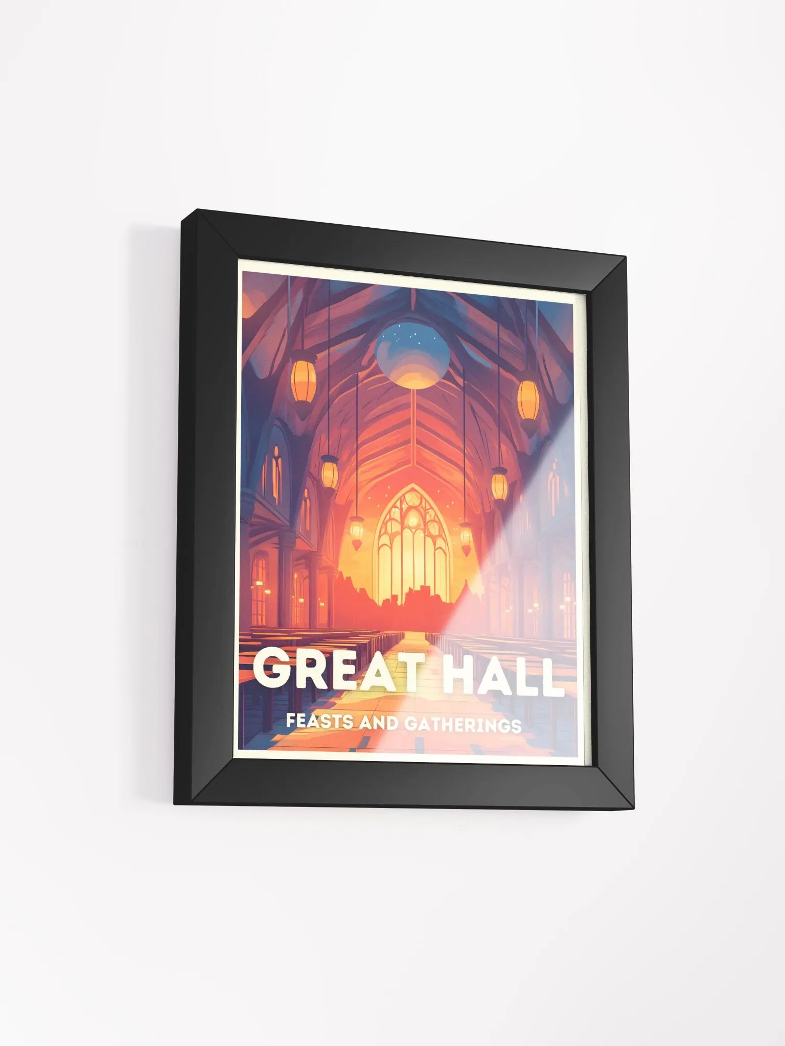 The Great Hall Vintage Travel Poster product image (2)