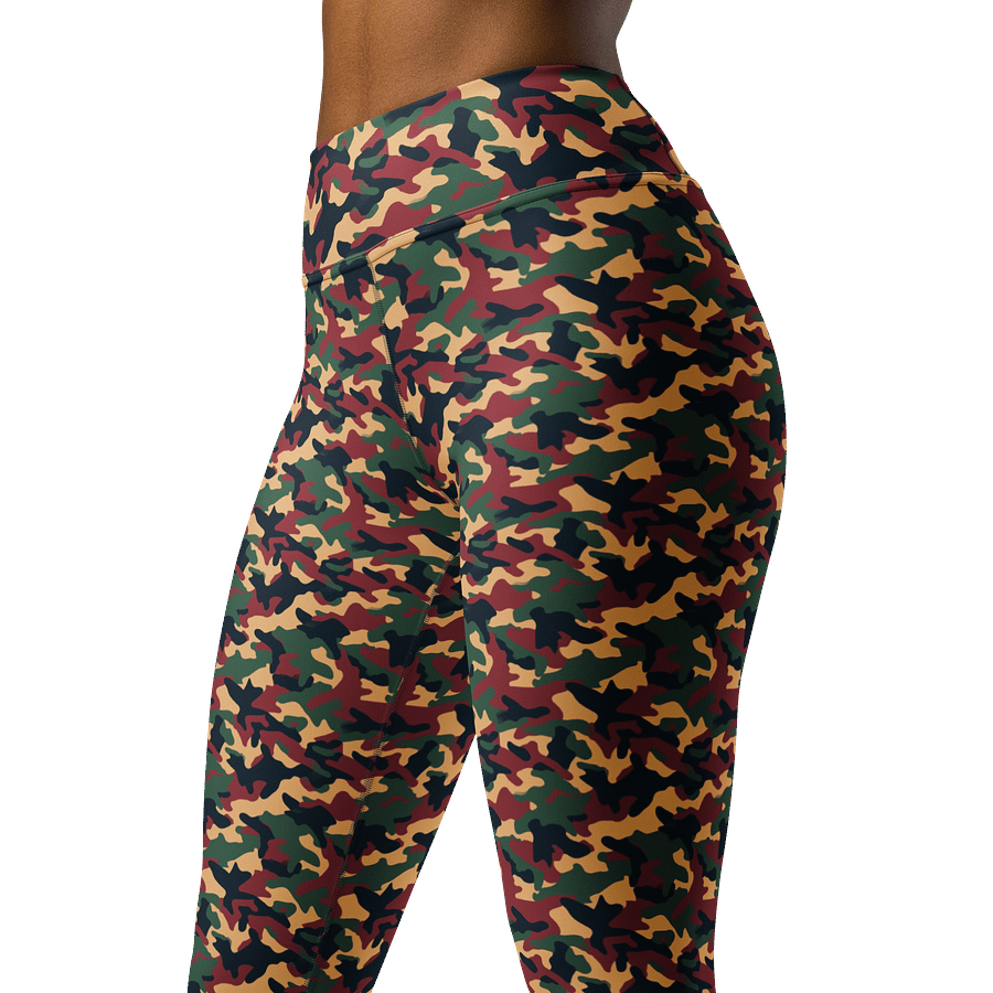 Autumn Blaze Camo Women’s Leggings product image (4)